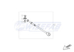 Inner Tie Rod 360mm, Nissan S-Chassie, R-Chassie, BMW/E9x/E8x, Toyota A90