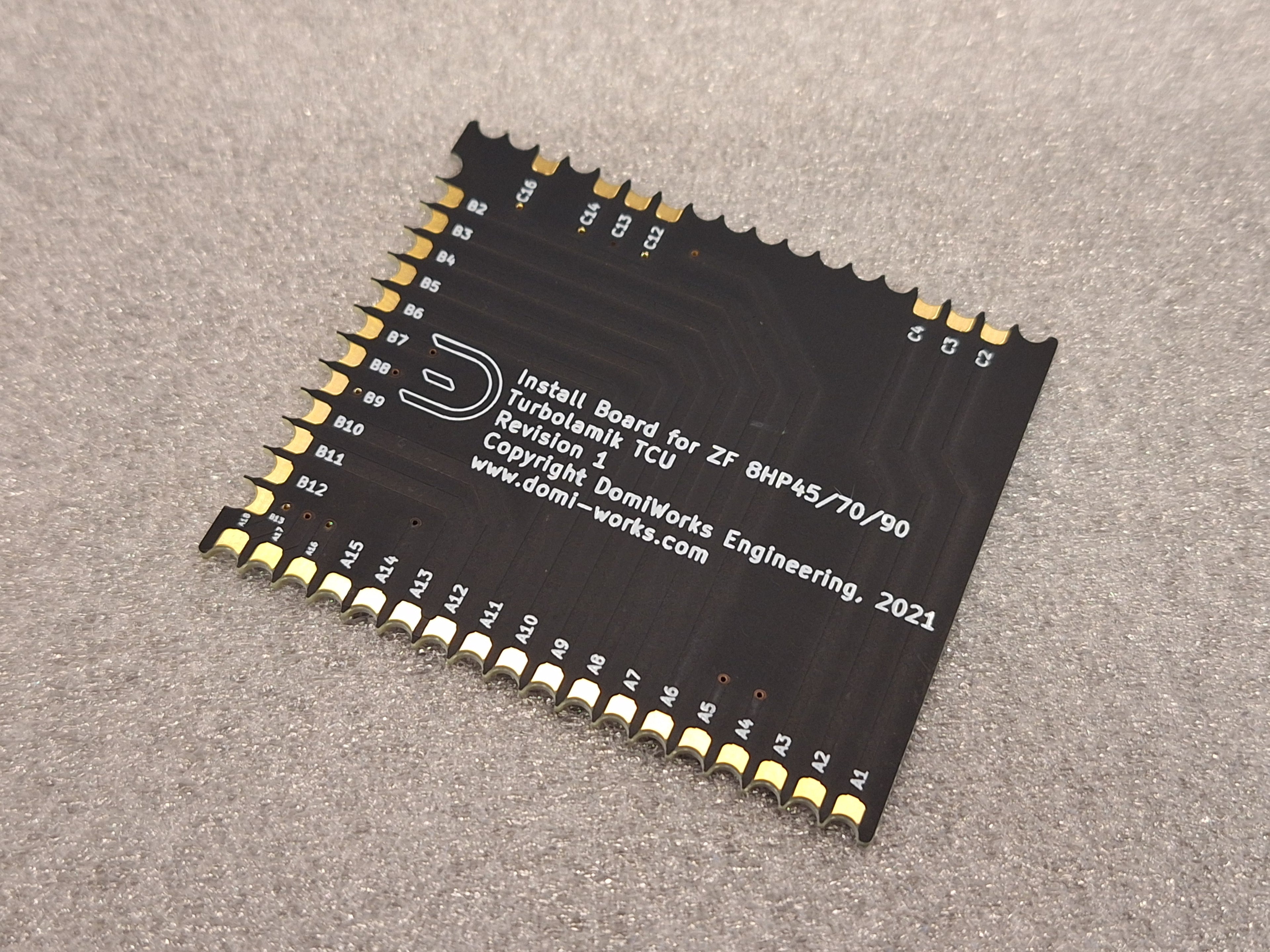 DOMIWORKS PCB Install Board for 8HP mechatronic