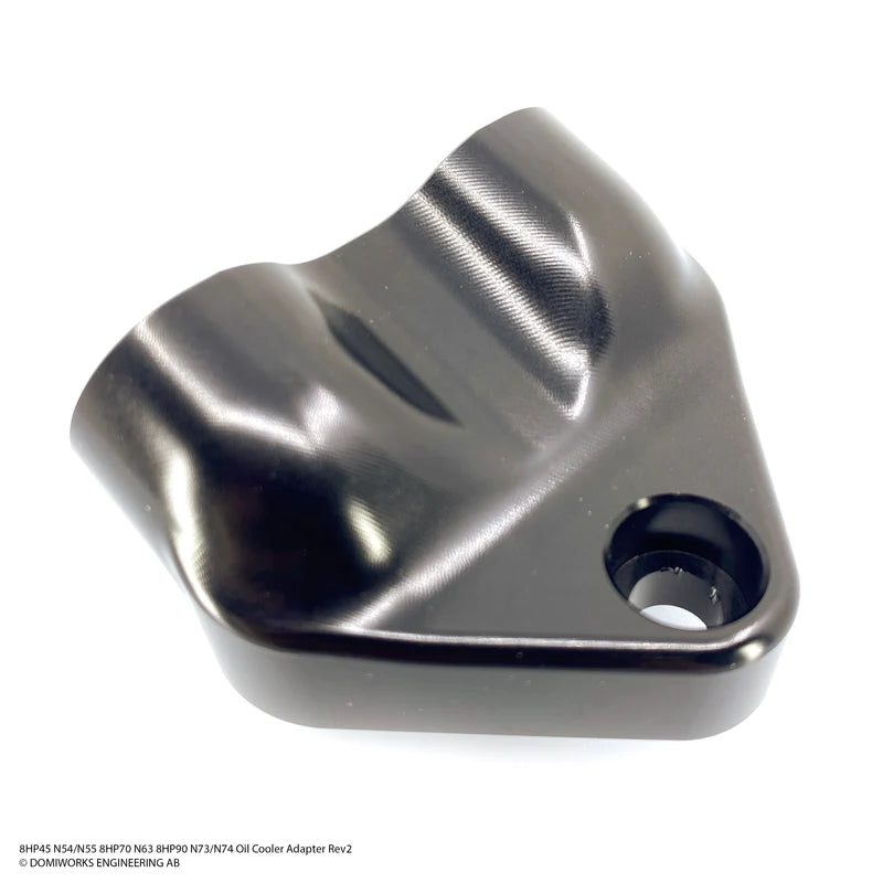 DOMIWORKS 8HP OIL COOLER ADAPTER - N54/N55, N63 AND N73/N74 - TYPE 2