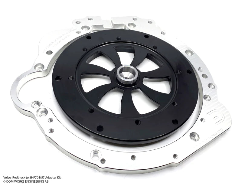 DOMIWORKS VOLVO B230 B234 REDBLOCK TO 8HP70 N57 ADAPTER KIT PONY DRIFT