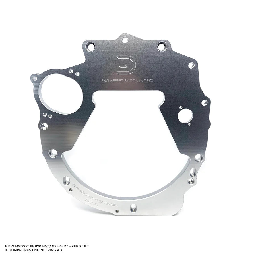 DOMIWORKS BMW M5x/S5x 8HP 45/50/70/75 N57 B57 B58 ADAPTER - Zero Tilt