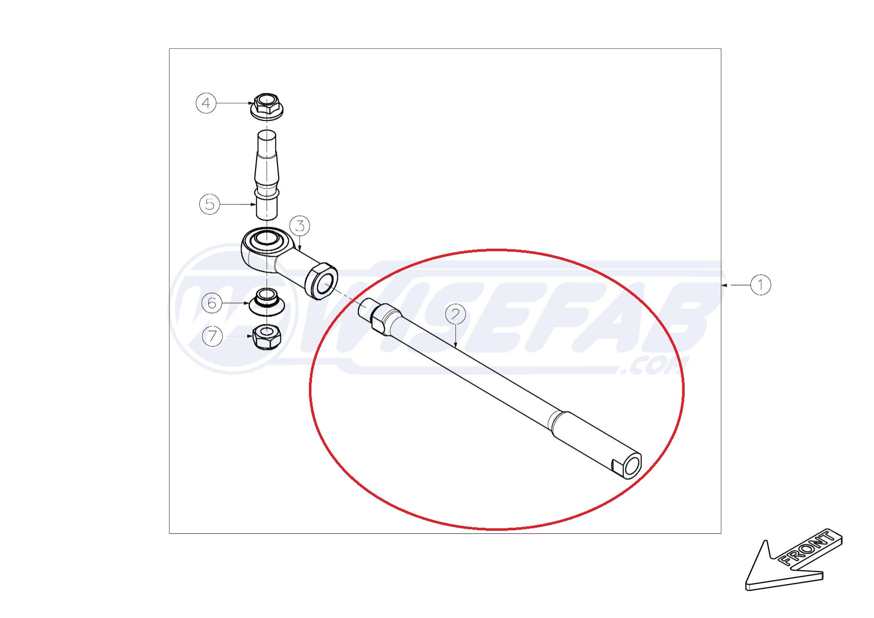 Inner Tie Rod Extension BMW E30/E36/E46