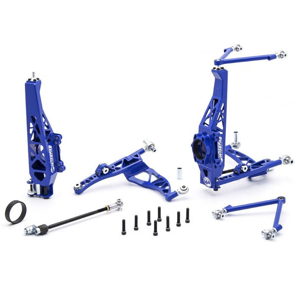 WISEFAB Nissan 350Z Front Drift Suspension Kit with Offset Rack