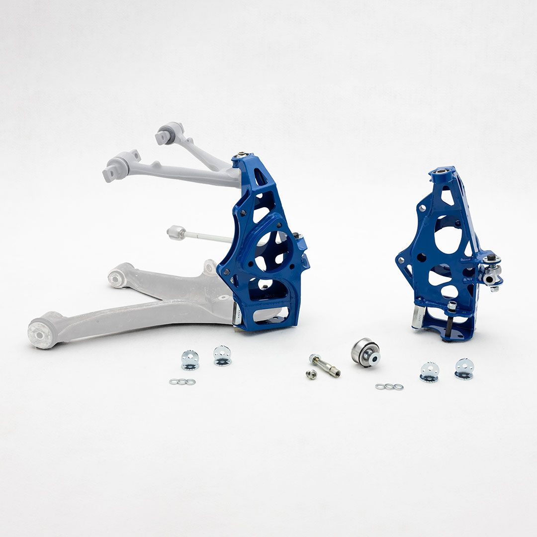 WISEFAB Chevrolet Corvette C5 C6 Front Drift Knuckle Kit for OEM Arms